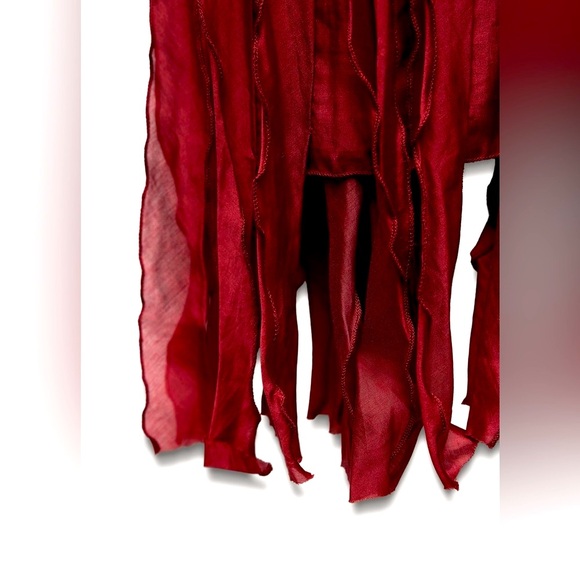 Zara Beaded ruffle dress. Round neck, sleeveless dress size Large! - Picture 3 of 10